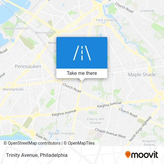 Trinity Avenue map