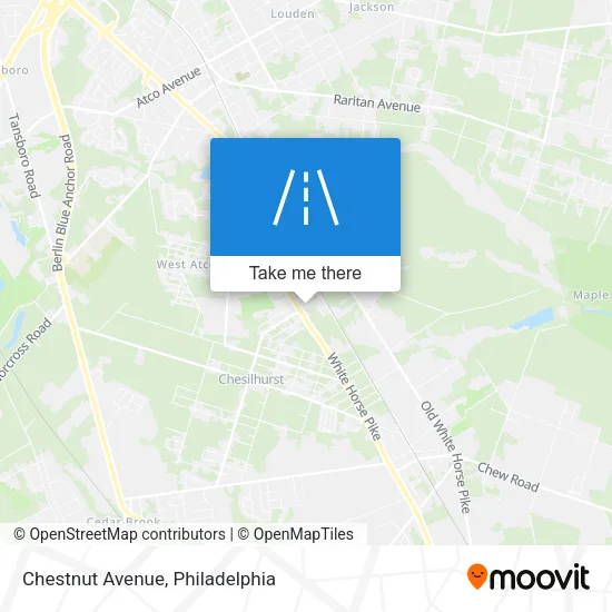 Chestnut Avenue map