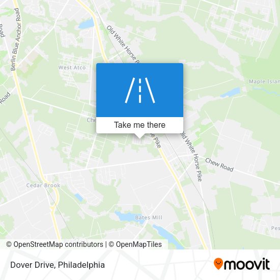 Mapa de Dover Drive