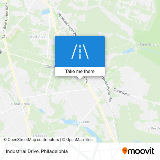 Mapa de Industrial Drive