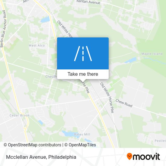 Mapa de Mcclellan Avenue