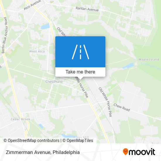 Zimmerman Avenue map