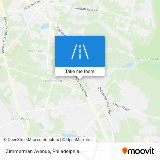 Zimmerman Avenue map