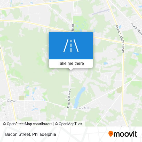 Mapa de Bacon Street