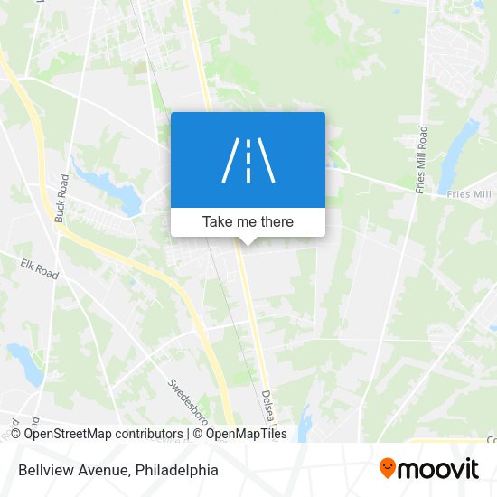 Bellview Avenue map
