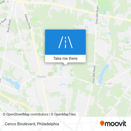 Cenco Boulevard map