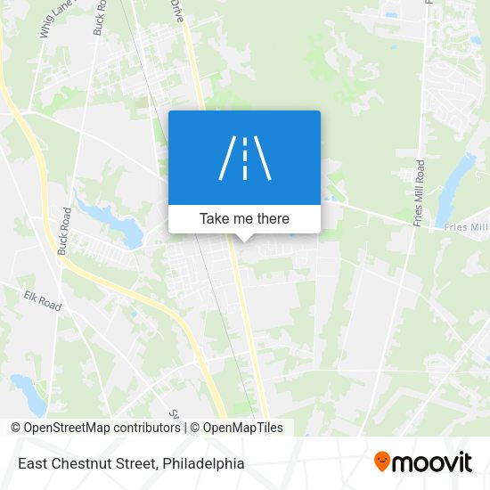 East Chestnut Street map
