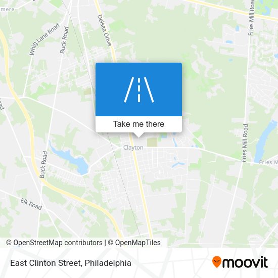 Mapa de East Clinton Street