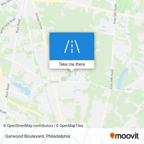 Mapa de Garwood Boulevard