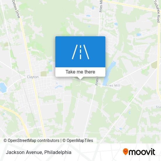 Mapa de Jackson Avenue