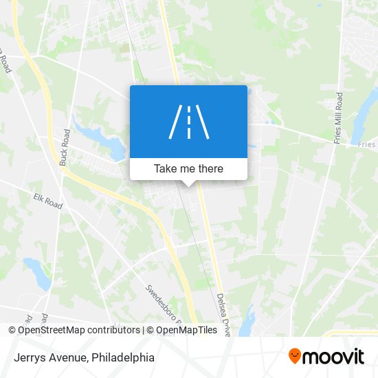 Jerrys Avenue map