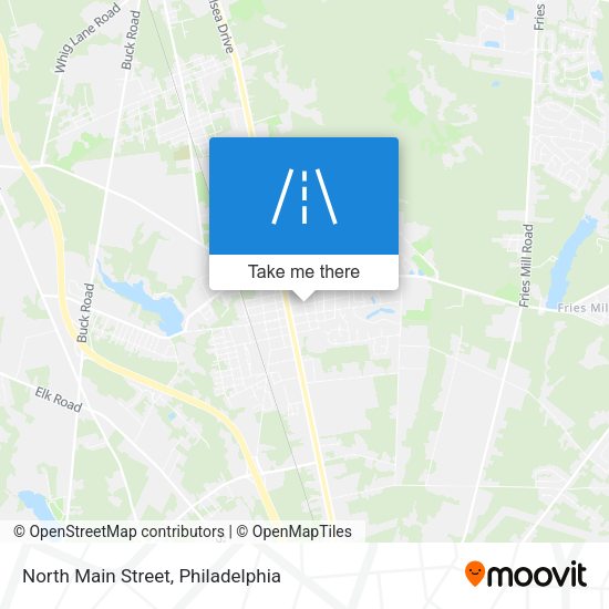 North Main Street map