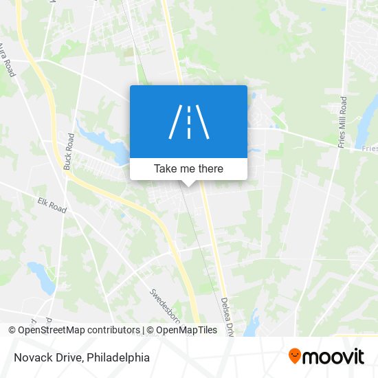 Novack Drive map
