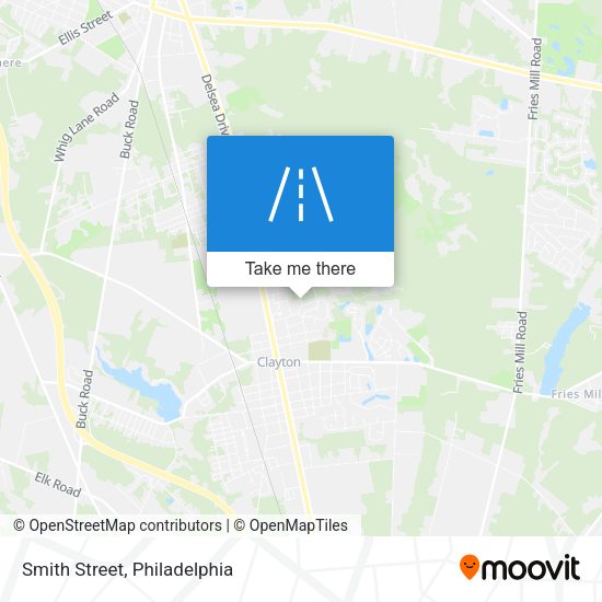 Mapa de Smith Street
