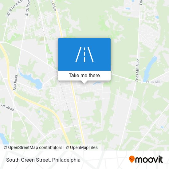 Mapa de South Green Street