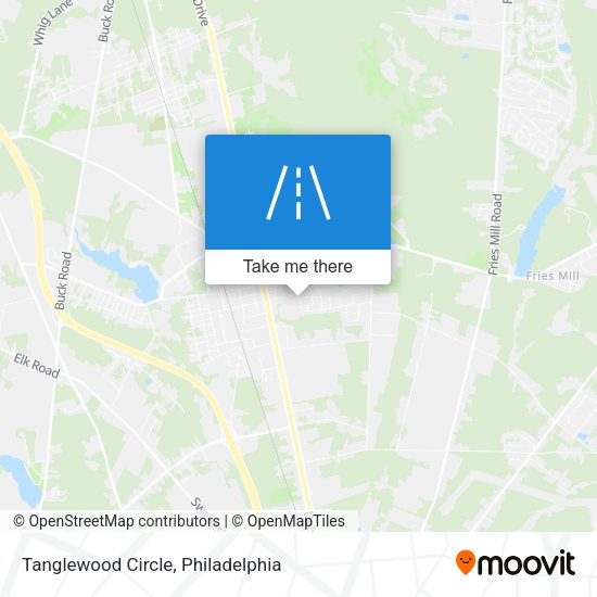 Tanglewood Circle map