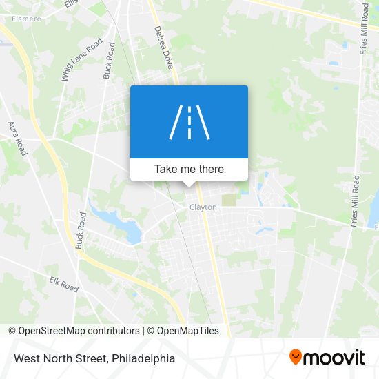 Mapa de West North Street