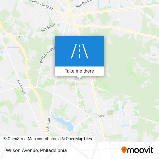 Mapa de Wilson Avenue