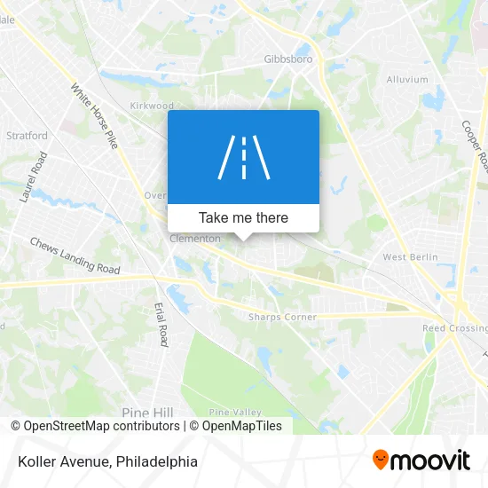 Koller Avenue map