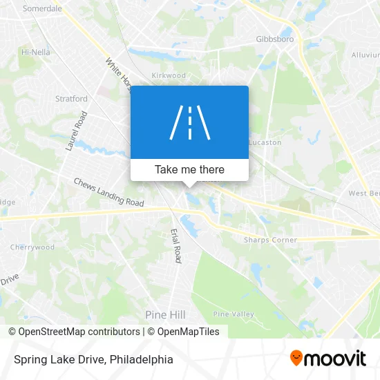 Spring Lake Drive map