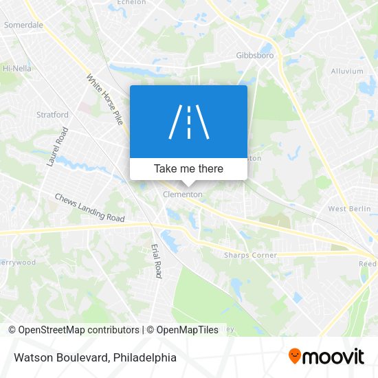 Mapa de Watson Boulevard