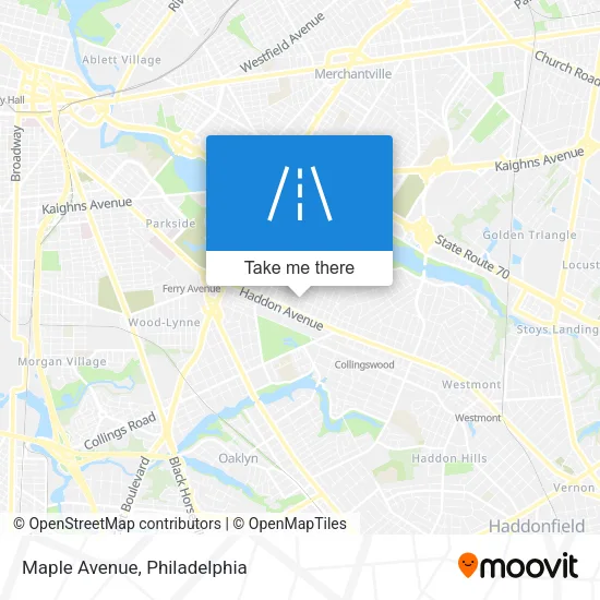 Mapa de Maple Avenue
