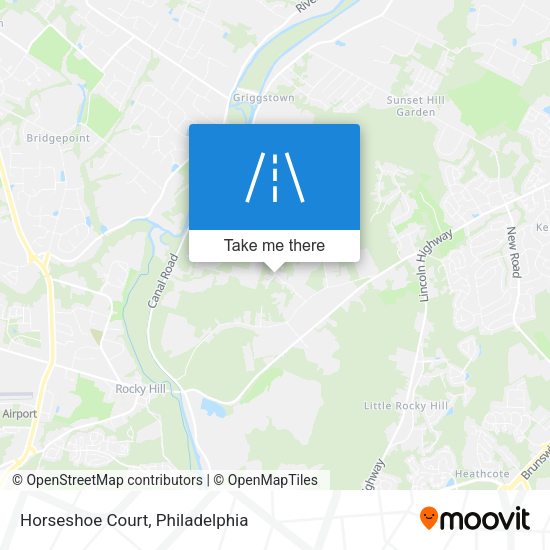 Mapa de Horseshoe Court