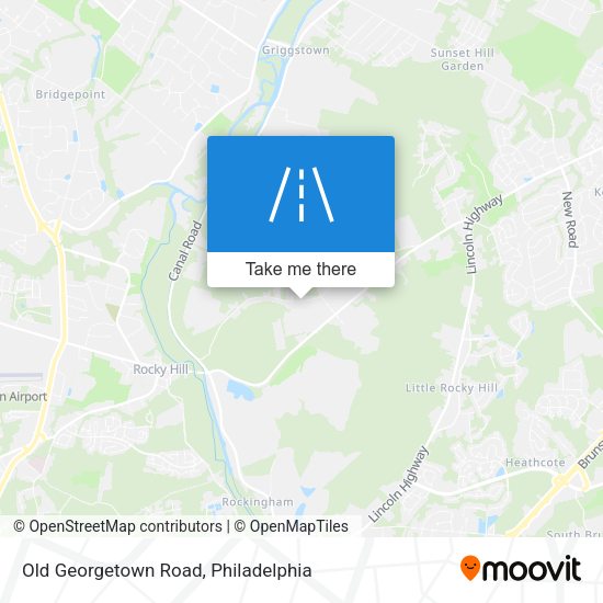 Mapa de Old Georgetown Road