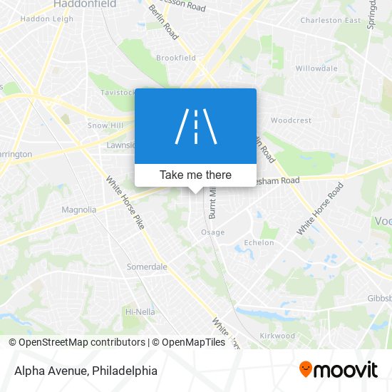 Alpha Avenue map