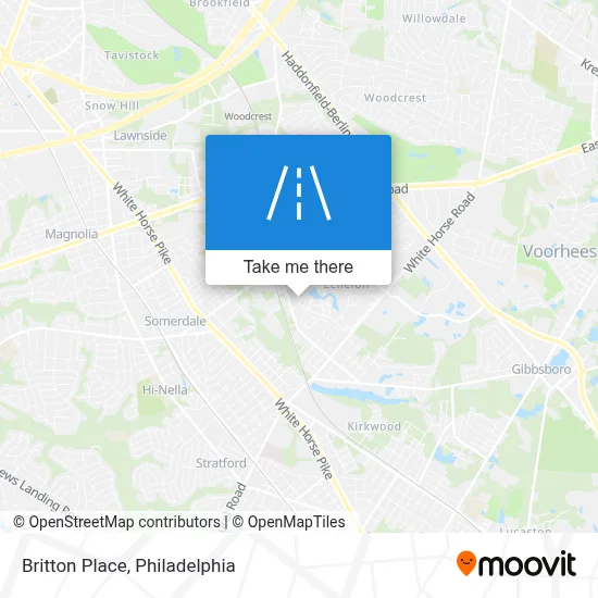 Britton Place map