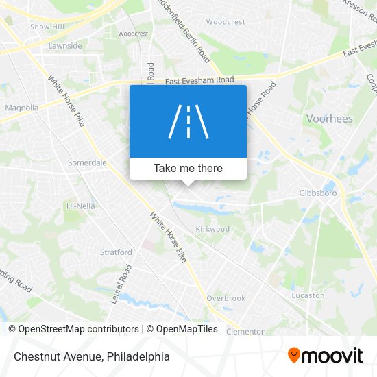 Mapa de Chestnut Avenue
