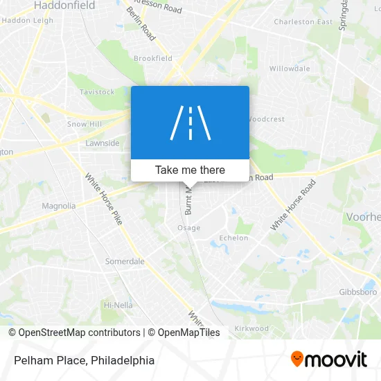 Pelham Place map