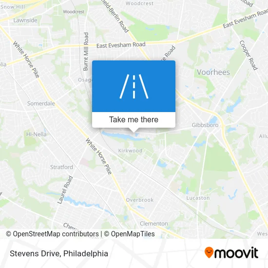 Stevens Drive map