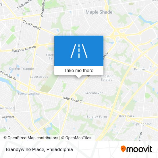 Brandywine Place map