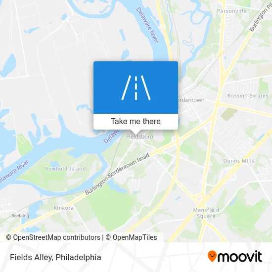 Fields Alley map
