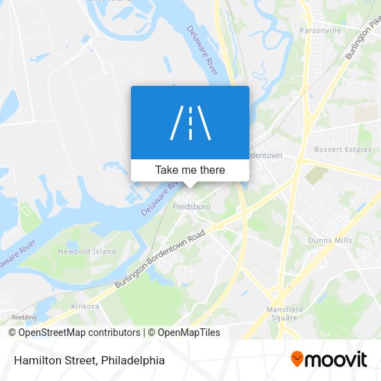 Hamilton Street map