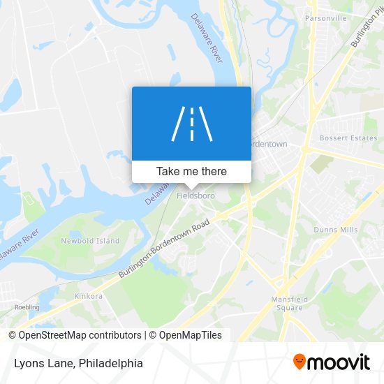 Mapa de Lyons Lane