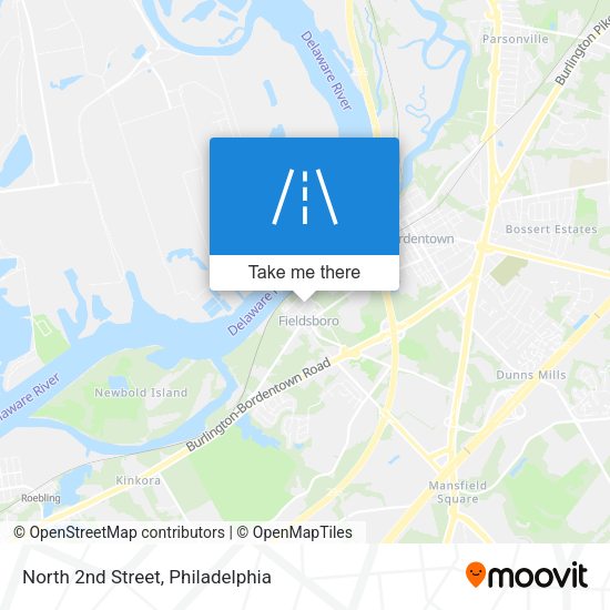 Mapa de North 2nd Street