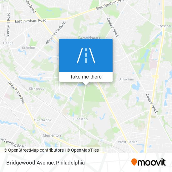 Mapa de Bridgewood Avenue