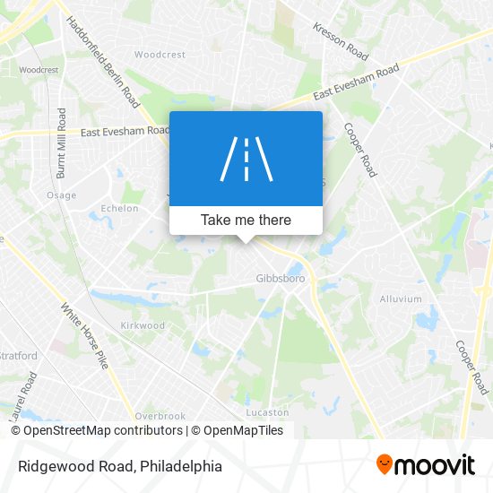 Mapa de Ridgewood Road