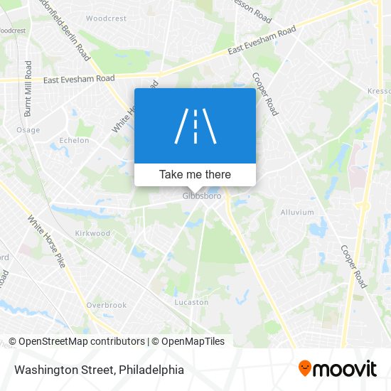 Mapa de Washington Street