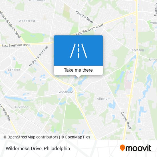 Mapa de Wilderness Drive