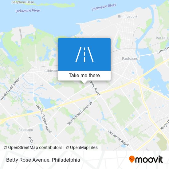 Betty Rose Avenue map