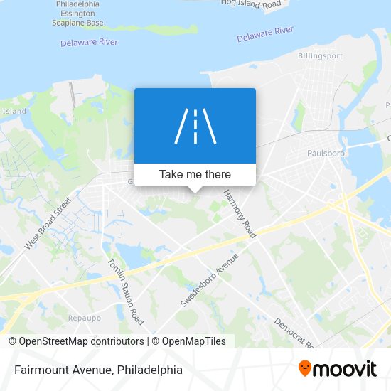 Mapa de Fairmount Avenue