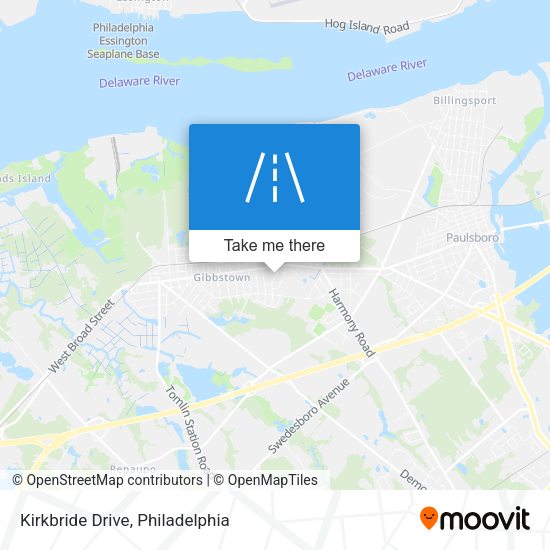 Kirkbride Drive map