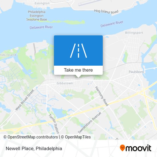 Mapa de Newell Place
