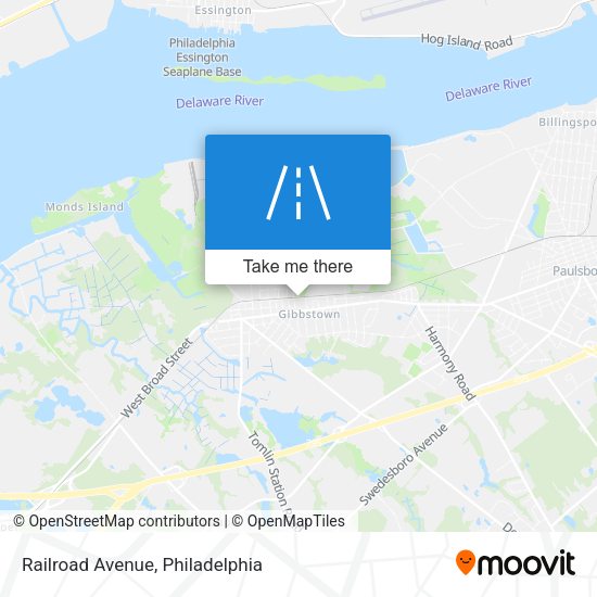 Mapa de Railroad Avenue