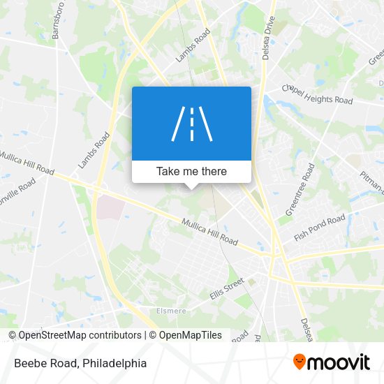 Mapa de Beebe Road