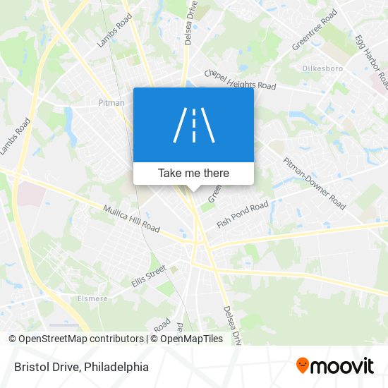 Bristol Drive map