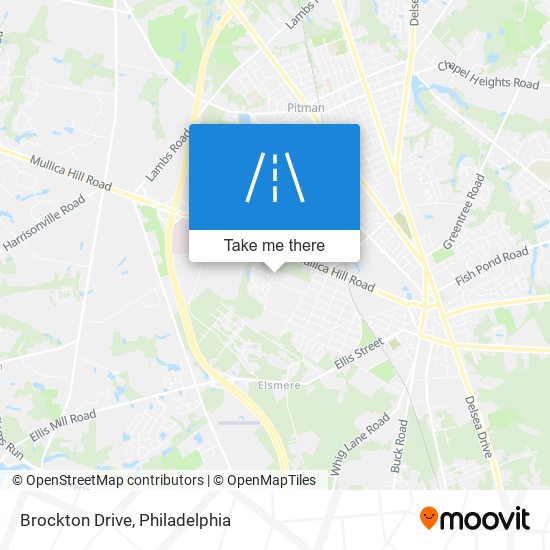 Brockton Drive map